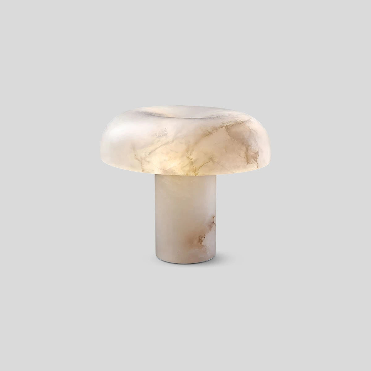 Antizer Creative Mushroom Shaped Spanish Alabaster Table Lamp Dia 30cm x H 25cm / ∅11.81″ x H 9.84"
