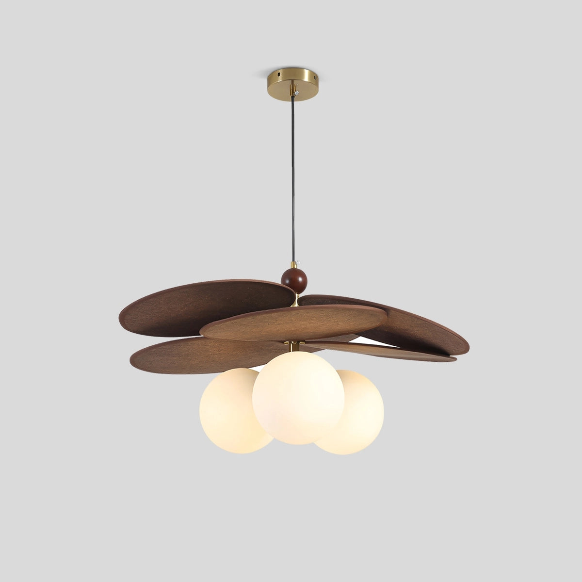 Antizer Wabi Sabi Vine Weaving Chandelier for Dining Room 3 Heads