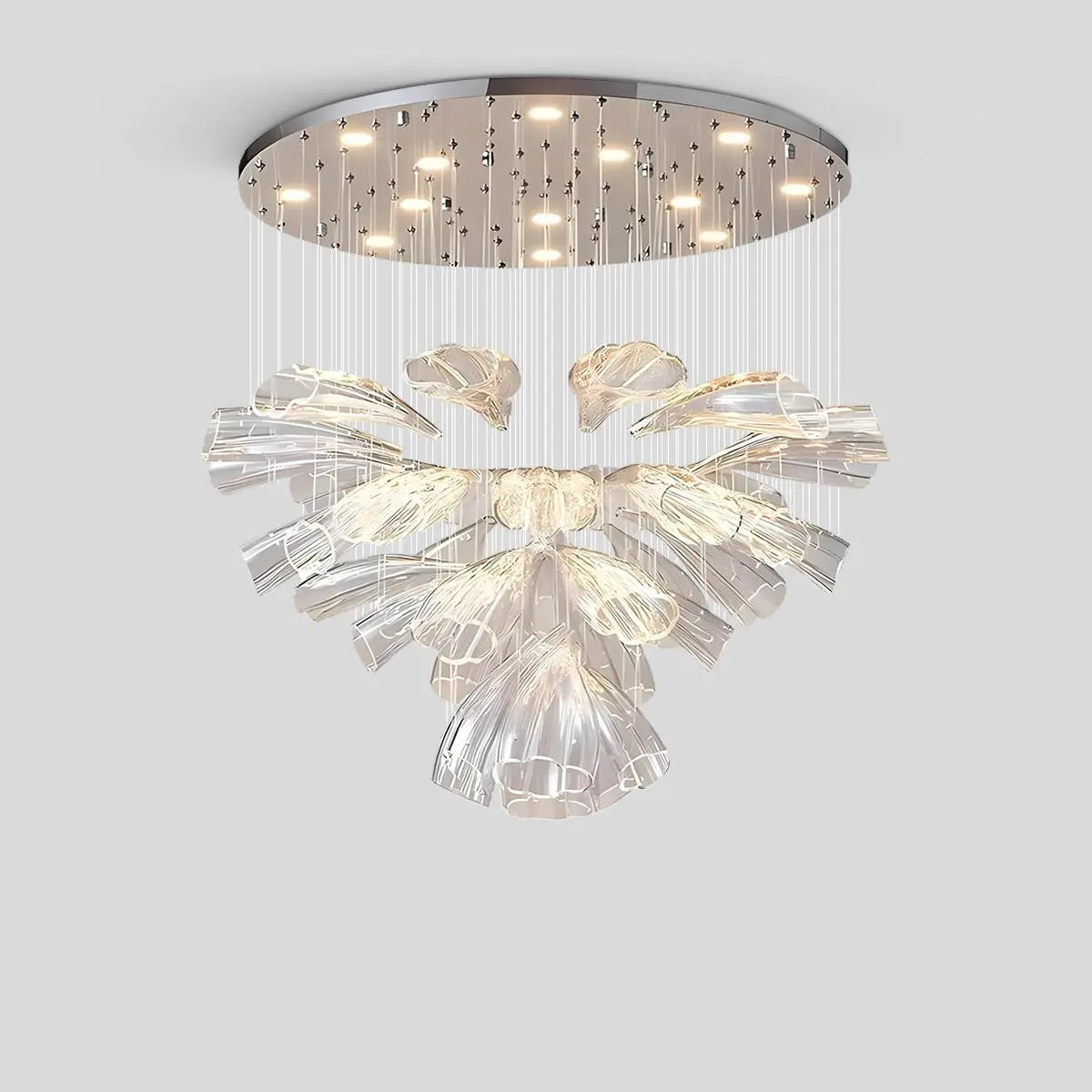 Antizer Italian Luxury Creative Bud Ceiling Chandelier Tricolor Dimming