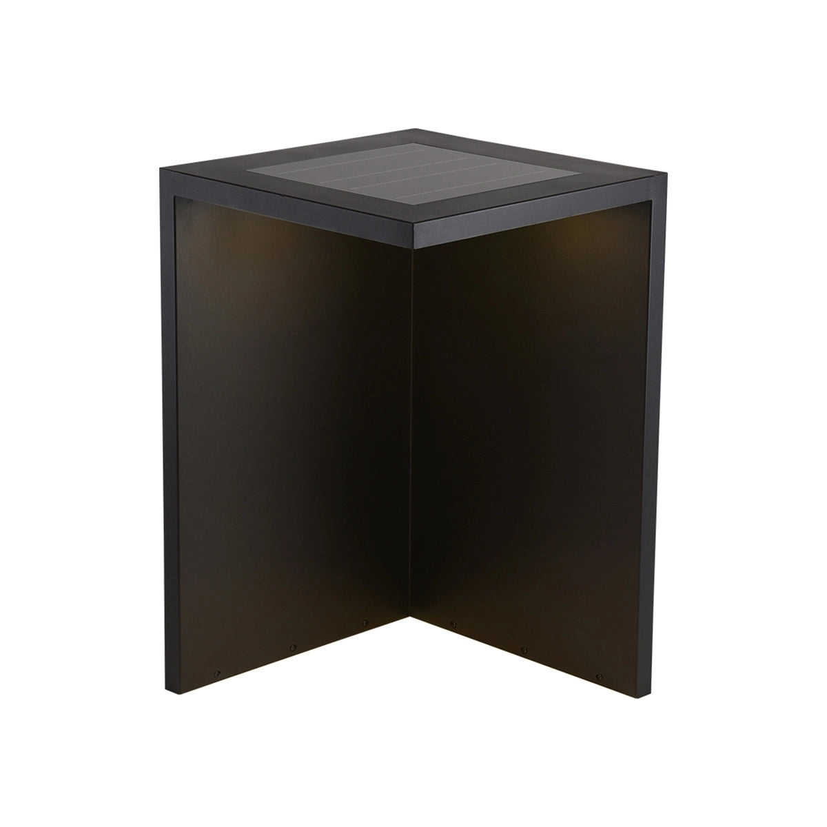 Antizer Solar Table and Stool Floor Lamp Black Solar Energy Table-70cm / 27.56"