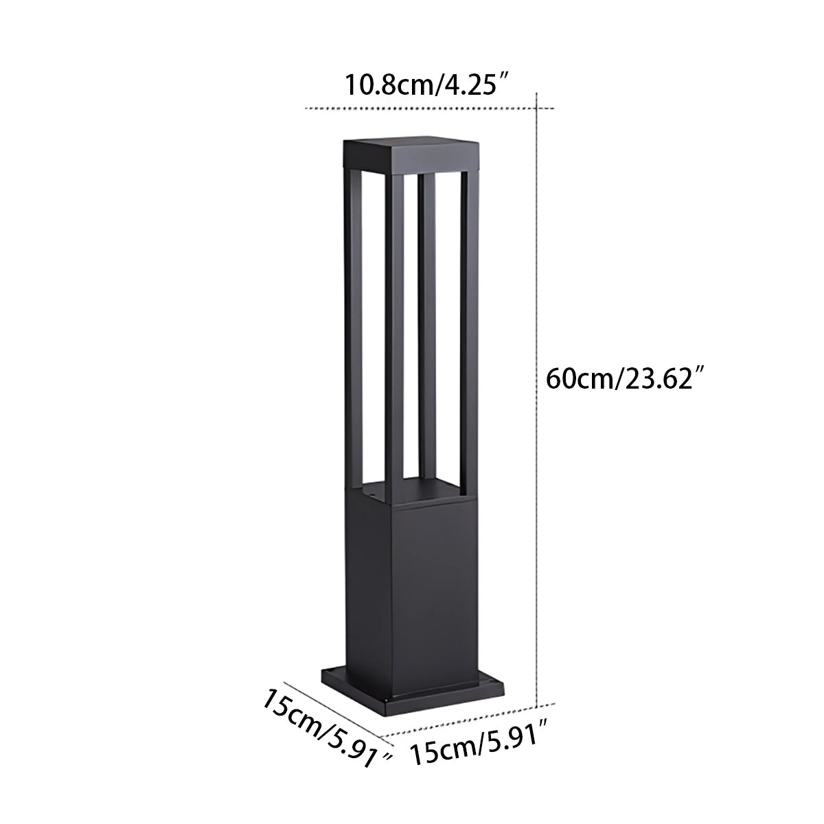 Antizer Cylindrical Lawn Outdoor Floor Lamp
