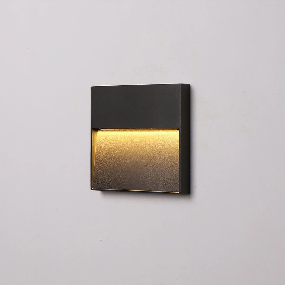 Antizer Round & Square Outdoor Waterproof Wall Light Sand Black Square