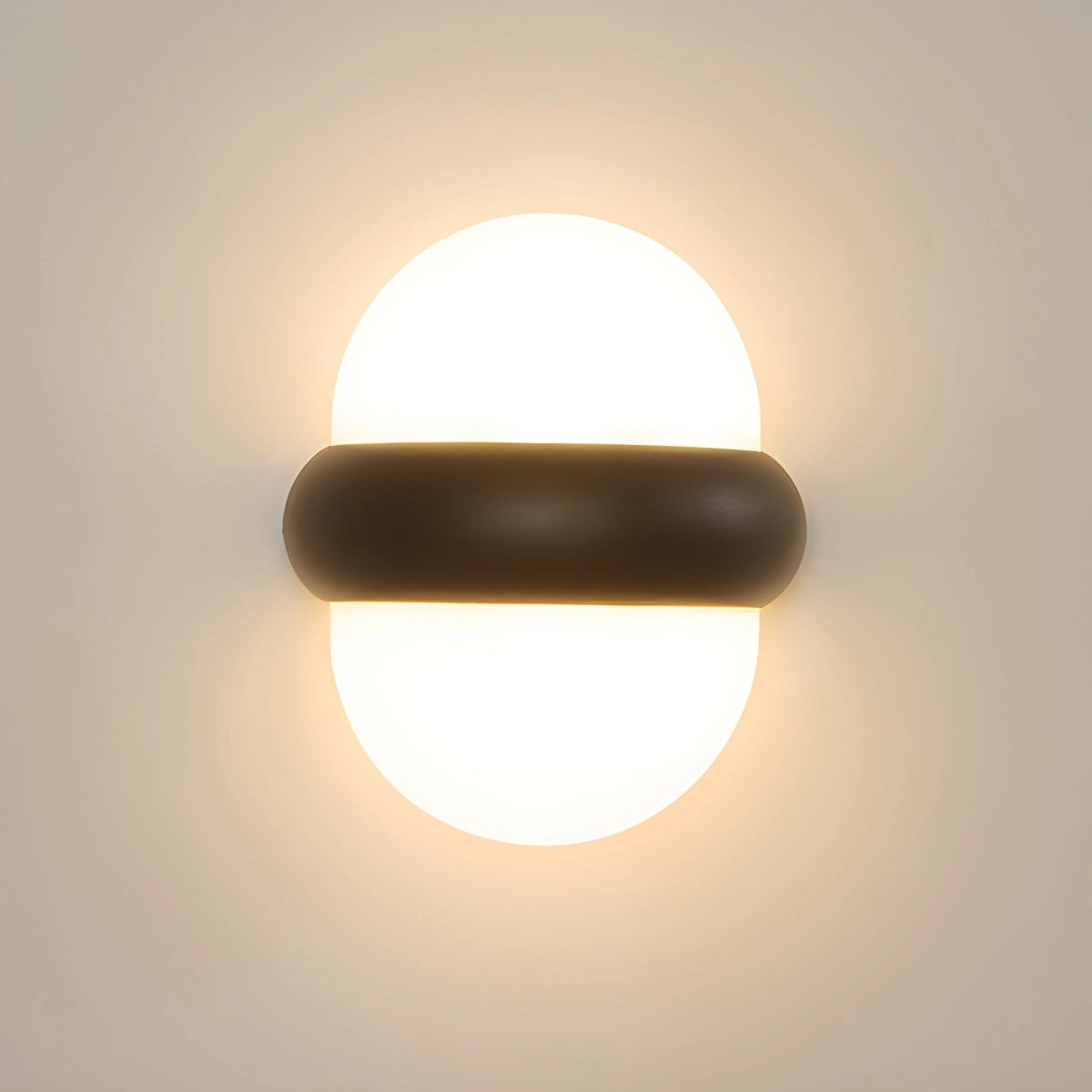 Antizer Oval Waterproof Outdoor Wall Light Sand Black Oval