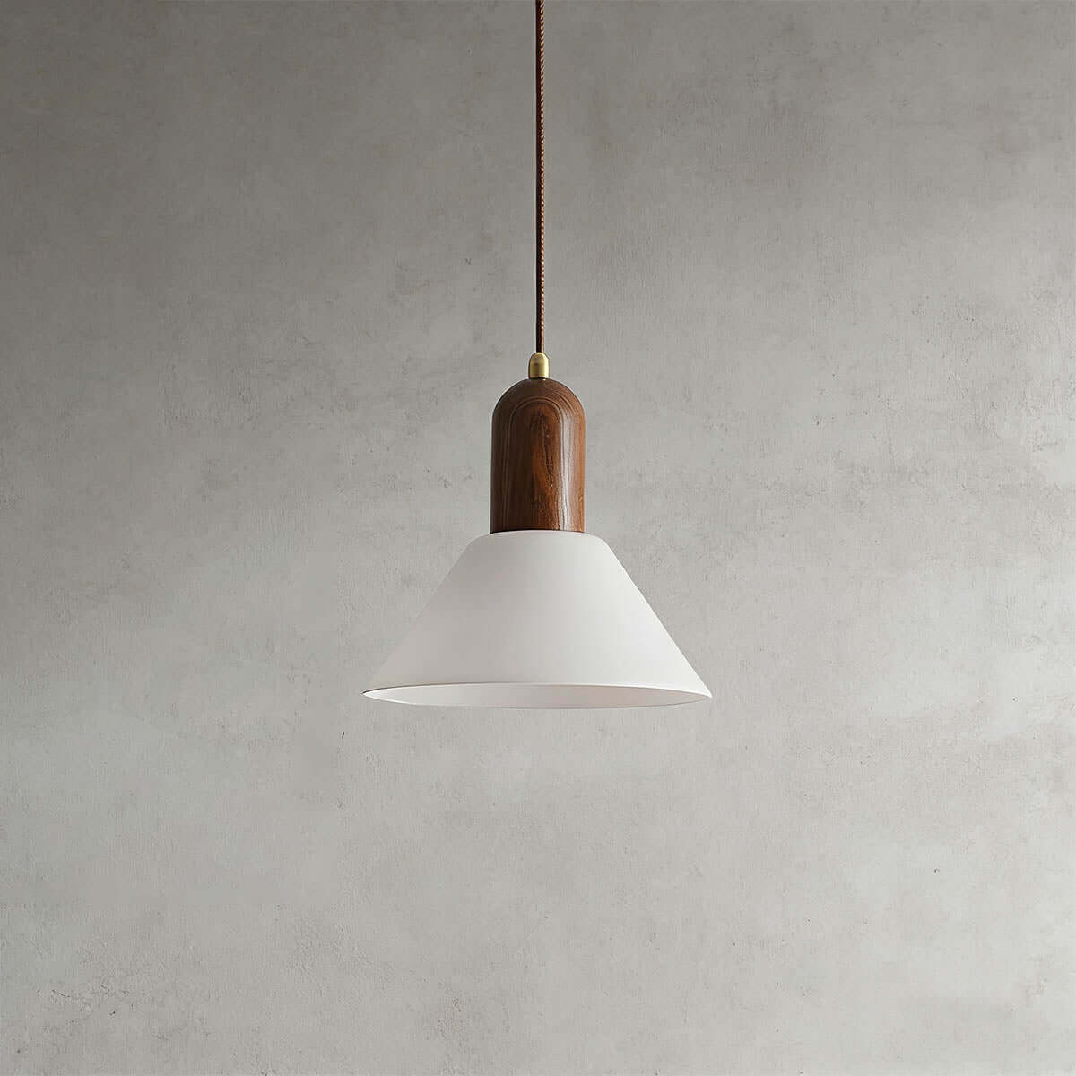 Antizer Modern Cone Cream Pendant Light