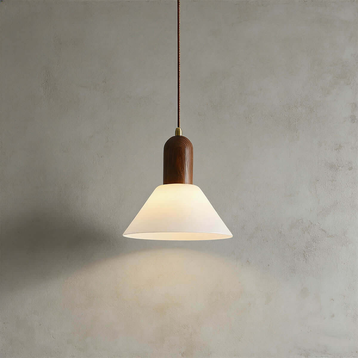 Antizer Modern Cone Cream Pendant Light