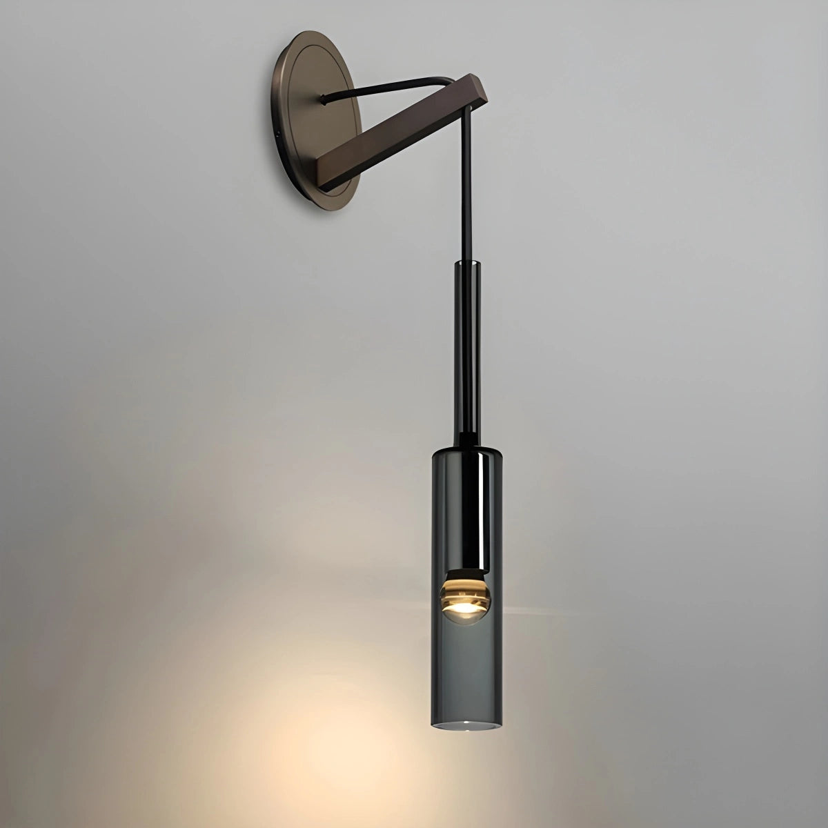 Antizer Modern Simple All Copper Wall Lamp Wall Lamp Tricolor Dimming