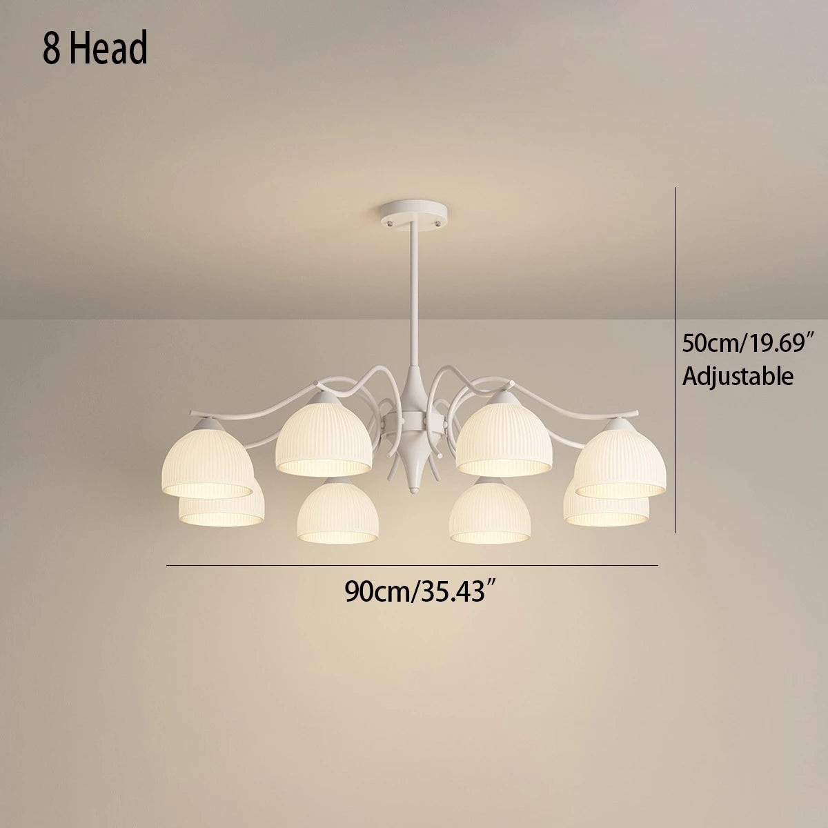Antizer French Pastoral Living Room Chandelier