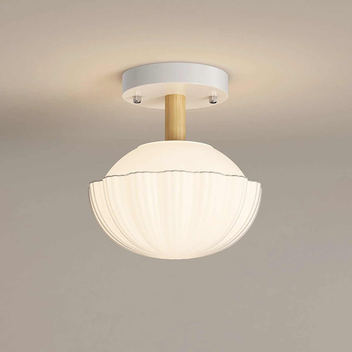 Antizer Creative Bud Pastoral Style Ceiling Lamp White